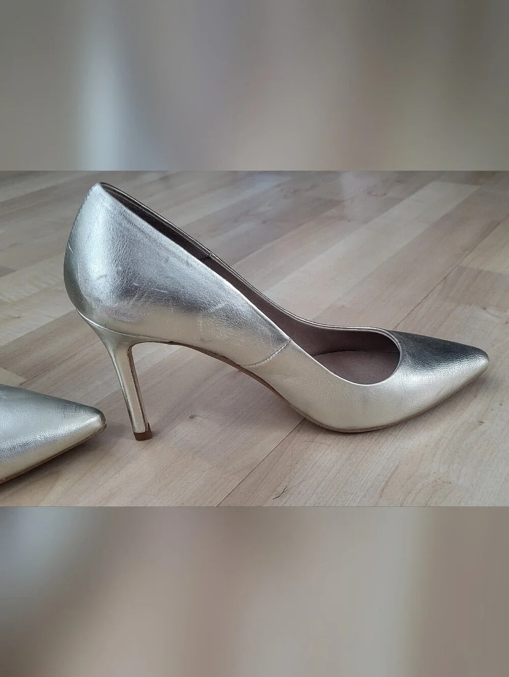 Saks Fifth Avenue elegant metallic